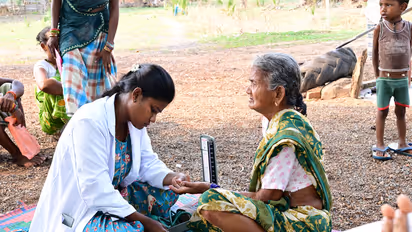 Checkups under Mukhyamantri Swasth Bastar Abhiyan (Photo/ANI)