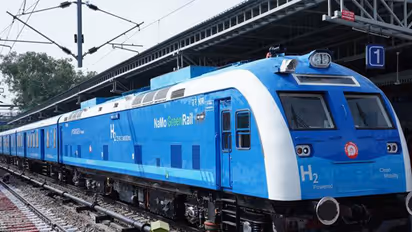 Jind-Sonipat Hydrogen Train (Photo/PIB)