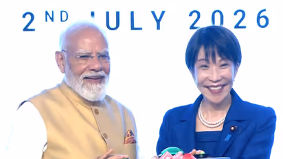 PM Narendra Modi with Japanese Prime Minister Sanae Takaichi (Photo-ANI)