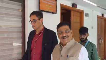 Parliamentary Standing Committee on Transport, Tourism and Culture Chairperson Sanjay Kumar Jha heads committee meeting (Photo/ANI)