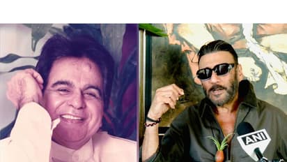 Dilip Kumar (Photo/Instagram/@sairabanu), Jackie Shroff (Photo/ANI)