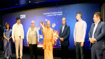 UP CM Yogi Adityanath at Inauguration of IBM AI GovTech Innovation Centre (Photo/@myogiadityanath)