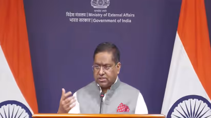 MEA spokesperson Randhir Jaiswal (Photo/Youtube@Ministry of External Affairs)