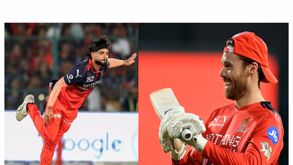 Phil Salt and Suyash Sharma. (Photo/ANI)