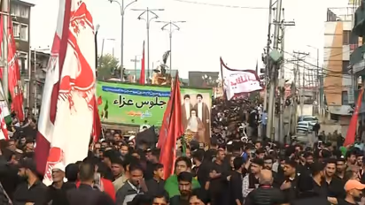 Muharram procession in Srinagar (Photo/ANI)