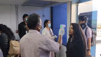 Screening tests at Vijayawada Airport (Photo/ANI)