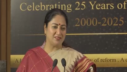 Delhi CM Rekha Gupta at the event. (Photo/ANI)