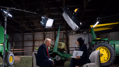 US President Donald Trump sits for an interview (Photo: X@WhiteHouse)