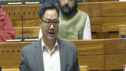 Union Parliamentary Affairs Minister Kiren Rijiju (Photo/ANI)