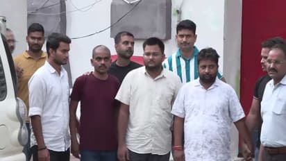 Three accused being taken from Ayodhya District Jail (Photo/ANI)
