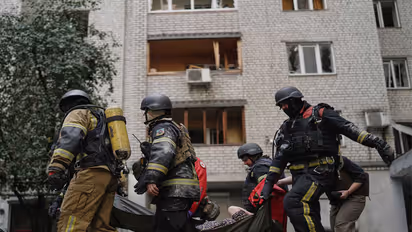 One killed, seven injured in Russian drone strikes on a residential building in Kyiv (Photo/X@ZelenskyyUa)