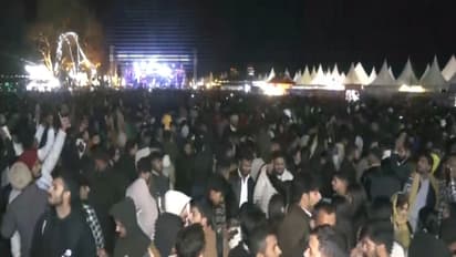 New Year celebration at Shimla's Ridge ground (Photo/ANI)