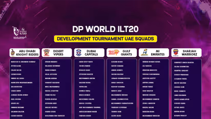 International League T20 squads. (Photo/ILT20)
