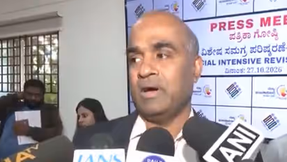 Karnataka Chief Electoral Officer V Anbu Kumar (Photo/ANI)
