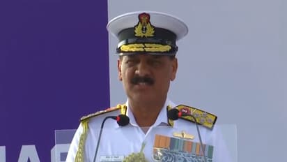 Indian Navy Chief Admiral Dinesh K Tripathi (Photo/ANI)
