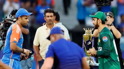 India skipper Suryakumar Yadav and Pakistan captain Salman Agha (Photo/ANI)