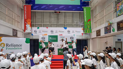 IOC's 'Lets Move' campaign aims to encourage young people to enjoy sport. (Photo: Reliance Foundation)