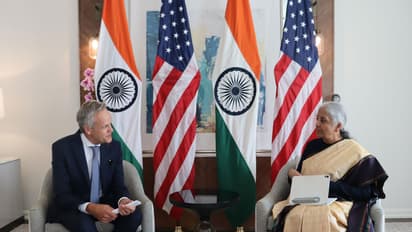 FM Sitharaman with Luca Zaramella (Photo/ANI)