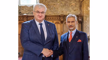 External Affairs Minister S Jaishankar with his Ukrainian counterpart Andrii Sybiha (File Photo/X@DrSJaishankar)