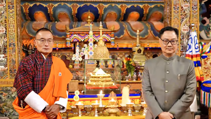 Holy Buddha Relics bid farewell from Thimphu (Photo/X@KirenRijiju)