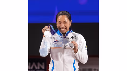 Indian weightlifter Mirabai Chanu. (Photo: X/ @PMOIndia)