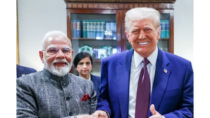US President Donald Trump with PM Narendra Modi (File Photo/ANI)