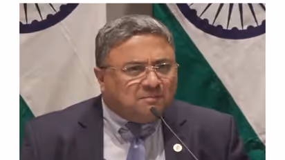 MEA Secretary (West) Sibi George (Photo/ANI)