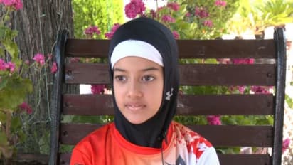 Srinagar's Karting prodigy Atiqa Mir (Photo: ANI)