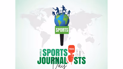 Greetings on World Sports Journalists Day (Photo: @mansukhmandviya)