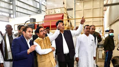 Union Minister Pralhad Joshi, today inaugurated state-of-the-art 240 TPD (tonnes/day) Biomass Pellet Plant in Rewari, Haryana (Photo/PIB)