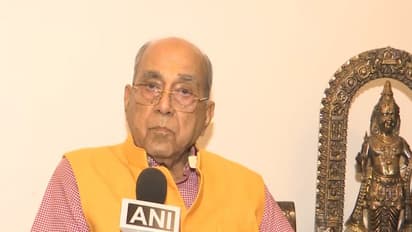 Shri Ram Janmabhoomi Temple Construction Committee Chairman Nripendra Mishra. (Photo/ANI)