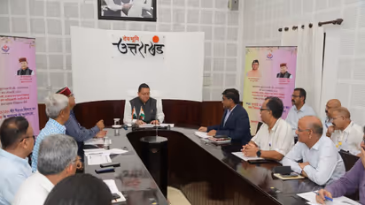 Uttarakhand CM Dhami transfers Rs 146.32 crore pension benefits to 9.87 lakh beneficiaries (Photo/ANI)