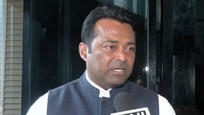 Former Indian tennis star and BJP leader Leander Paes (Photo/ANI)