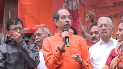 Shiv Sena (UBT) chief Uddhav Thackeray at the Ram Raksha protest (Photo/ANI)