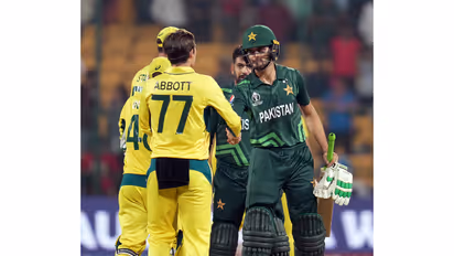 Australia and Pakistan players (Photo: ANI)
