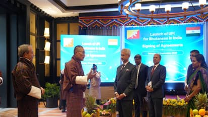 Launch of Phase-II of international UPI for Bhutanese visitors to India (Photo/X@DrSJaishankar)