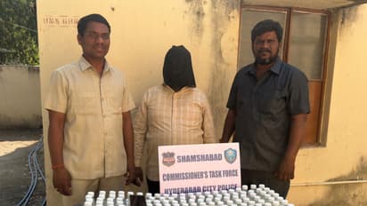 Accused Attheni Krishna apprehended (Photo/ANI)