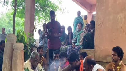 Unique marriage of village deities solemnised in Bastar (Photo/ANI)