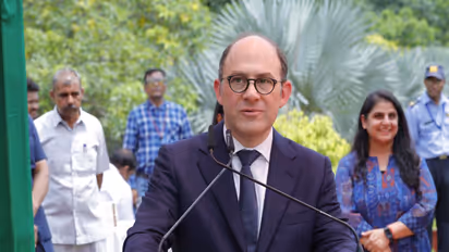 Ambassador Mariano Caucino addresses on India-Argentina ties during Independence Day celebrations at OP Jindal Global University (Photo/X@CaucinoMariano)