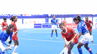 Women's Hockey players in action (Photo: Hockey India)
