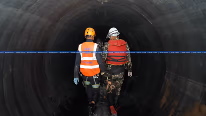 Search and rescue operations are ongoing inside the tunnel of the Langtang Hydropower Project-2 (Photo/X/@NepalPoliceHQ)