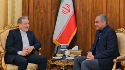 Pak Interior Minister Mohsin Naqvi with Iranian Foreign Minister Abbas Araghchi (Photo/ Iranian Foreign Ministry)