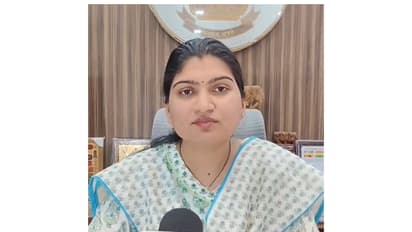 Narayanpur Collector Namrata Jain (Photo/ANI)
