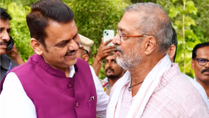 CM Fadnavis and veteran actor Nana Patekar (Photo/X/@Dev_Fadnavis)