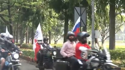 Motorcycle rally in Delhi marks 81st anniversary of Soviet Victory in Great Patriotic War (Photo/ANI)