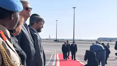 UN Secretary-General Antonio Guterres arrives in Damascus, Syria. (Photo: X/@antonioguterres)