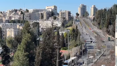 Sirens in Jerusalem during an Iranian missile barrage on March 1, 2026 (Photo/TPS)