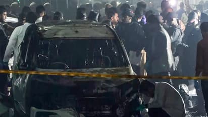 Visual from the blast site (Photo/ANI)