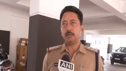 Lasudiya Police Station in charge Taresh Soni (Photo/ANI)