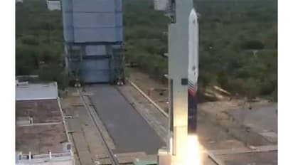 India's first private orbital rocket Vikram-1 launched by Skyroot Aerospace from Sriharikota (Photo/ANI)